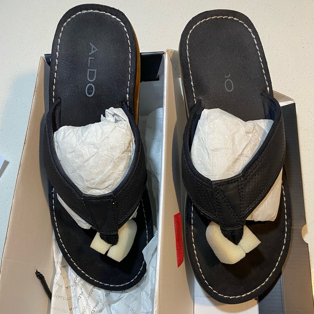 Aldo Black Sandals